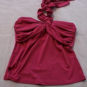 Studio Y Hot Pink Halter Top